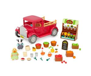 Li’l Woodzeez - Hoppin' Farmers Market Truck Playset