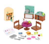 Li’l Woodzeez Juego de Cocina campestre con Muebles y Accesorios