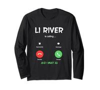 Li River está Llamando y Debo IR a China Viajando Manga Larga