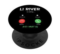 Li River está Llamando y Debo IR a China Viajando PopSockets PopGrip Adhesivo