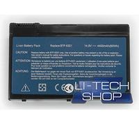 LI-TECH - Batería Compatible para Ordenador portátil Acer Extensa EX-2603, 14,4 V, 14,8 V, Color Negro