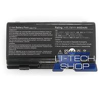 LI-TECH - Batería Compatible para Ordenador portátil ASUS X51L-AP173E, 10,8 V, 11,1 V, 4400 mAh