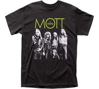 LI XIAOYA Mott The Hoople Young Dudes Pose Men T-Shirt Black L
