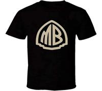 LI XIAOYA Mr.Bungle WB Logo T Shirt Mens Casual Graphic Tops Black S