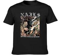 LI XIAOYA Nails You Will Never Be One Us T Shirt Black S