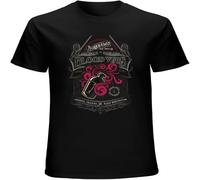 LI XIAOYA O-Neck 100 Cotton Tops & Tees Band Yharnam's Blood Vials T-Shirt Summer Autumn Bloodborne ARPG Games Sleeve Short Black M