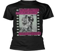 LI XIAOYA Peter and The Test Tube Babies T Shirt Pissed and Proud Oi Black XL