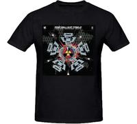 LI XIAOYA Pop Will Eat Itself This is The Day Mens T Shirts Design Crew Neck Black XL