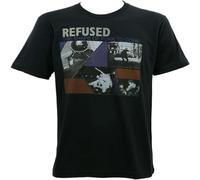 LI XIAOYA Refused Band Shape of Punk to Come Men T-Shirt Black XXL