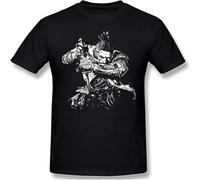 LI XIAOYA Sekiro Divine Heir Genichirou Ashina Mens T Shirt Graphic Clothing Top Sweatshir Short Sleeve Tees Black XL