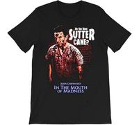LI XIAOYA Sutter Cane John Carpenter Horror Movie Graphic Tees Gift Men's Unisex T-Shirt Sweatshir Short Sleeve Black S