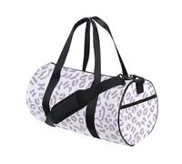 LI ZHI XIN Bolsa de deporte unisex con estampado de leopardo morado para hombres y mujeres, multicolor, talla única, Bolsa deportiva