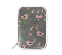 LI ZHI XIN Estuche para lápices, papelería, maquillaje, pinceles, pasaporte, estudiantes, adolescentes, niños, niñas, adultos, hombres, mujeres, damas, estilo retro, pájaro, luciérnagas, bosque, gran