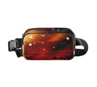 LI ZHI XIN Riñonera ligera de moda para hombres y mujeres con cremallera para correr, pasear al perro, viajes, senderismo, escalada, para cielo, puesta de sol, estrellas, fotos, multicolor, Talla