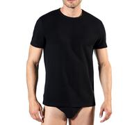 Liabel - 2 camisetas térmicas para hombre, 100 % cálido, algodón entrelazado, nueva camiseta térmica para hombre, de Thermocotton suave y vaporosa, camiseta íntima para hombre, algodón blanco o negro,