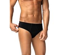 Liabel 4 Mutande Uomo Cotone 100% Set de Slip de Hombre Algodón Blanco o Negro con Costuras Reforzadas Slip de Hombre Intimo Comfort-Fit, XXL
