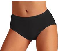 Liabel | Calzoncillos mujer cintura alta microfibra Pack de 3 o 6 bragas Seamless Made in Italy, 3pcs Black, Large-X-Large