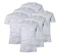 Liabel Camiseta Cuello V Hombre Algodón Art. 4428 Pack de 6 Blanco M