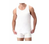 Liabel Camiseta interior para hombre, 100% algodón, hilo de Escocia, camiseta interior para hombre, 03050 223, 3 piezas blancas, XL