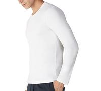 Liabel - Camiseta Interior térmica Manga Larga Termal Algodón Invierno - Camiseta térmica para Hombre (2 Blancos, M)
