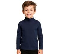 Liabel Jersey de Cuello Alto para Niño/Niña, Algodón Cálido y Suave, de Manga Larga, Cuello Alto, 3-14 Años, 12-13 Years