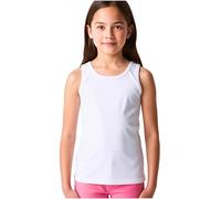 Liabel - Juego de 3 camisetas interiores para niño y camisetas de tirantes para niño, 100% algodón, color blanco, 3-13 años, Camiseta de tirantes para niña, 3 unidades, 6-7 Años