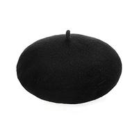 liaddkv Boina, negro, sombrero, cúpula, gorras de béisbol, boina de invierno para mujer, Negro , Talla única