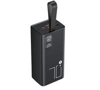 Liahomco Batería externa de carga rápida de 70000 mAh, 5 salidas, 2 entradas, pantalla LED, PD 30 W y QC 3.0, batería de carga rápida, cargador portátil de alta capacidad, banco de energía grande para