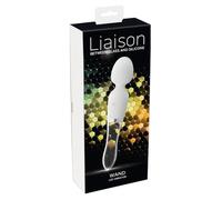 Liaison Vibrador de varita Blanco/Transparente 21,5 cm