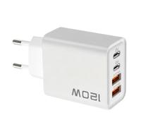 Liakyunf Adaptador de Enchufe | Adaptador de Carga Rápida | 120W con Puertos y USB para Teléfono Tablet Portátil Casa Coche Viaje