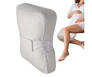 Liakyunf Almohada de pierna para dormir de lado, cojín de cama transpirable con correa, almohada entre las piernas para dormir de lado, para espalda, caderas, articulaciones, rehabilitación de
