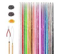 Liakyunf Kit De Cabello Con Cintas Brillantes, Extensiones Brillantes Para Mujeres Con Herramientas Incluidas, Accesorios Y Herramientas Para Cosplay De Fiestas Temáticas Como Bodas Navidad Año Nuevo