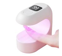 Liakyunf Lámpara UV para Uñas | Secador LED con 4 Temporizadores,Luz de Curado para Manicura de un Dedo | Para Chicas Profesionales Principiantes Viaje Hogar Salón Práctica