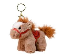 Liakyunf Llavero Colgante de Caballo | Artículos De Bordado Y Peludos Tipo Nube | Detalle Año Lunar del Caballo - Para Familia Amigos Colegas Mujeres Cumpleaños Fiestas Viajes Año Nuevo Regalos