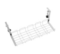 Liakyunf Organizador de Cables Bajo Escritorio | Soporte Organizador | Gestor de Cables Sin Taladro para Cargadores USB Enchufes Escritorios Elevables Mesas de Comedor Estaciones de Trabajo