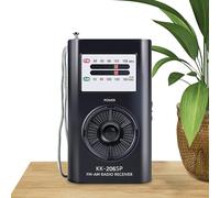 Liakyunf Radio De Bolsillo | Pequeña Radio a Pilas con Sintonía Analógica y Correa - Sintonización Analógica, Estilo Retro y Recepción Fácil con Cordón para Acampar, Viajes, Adultos y Jóvenes