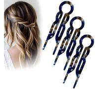 Lialysoff Hair Pin,2025 New Lialys Hair Pin, Retro U Shaped Lialys Hair Pin, Hair Styling Accessories,Comfortable All-Day Hold,Suitable for All Women's Hair Styles (B)