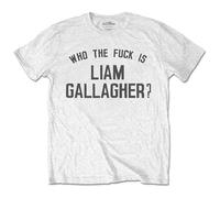 Liam Gallagher - T-Shirt # L Unisex White # Who the Fuck?