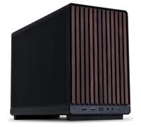 Lian Li A3-mATX-WD-26.3L Micro Form Factor Chassis-No Fans Included-Supports 360mm AIO-Modularity Design-for M-ATX, ITX Motherboard-Dan Cases Collaboration-Wood Front Panel-Black (A3X-WD)