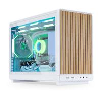 Lian Li A3-mATX Wood Edition Micro Form Factor - Caja para computadora/gabinete de juegos - Blanco | Compatible con M-ATX/ITX -G99.A3W-WDG.in