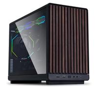 Lian Li A3-mATX Wood Edition Micro Form Factor - Caja para computadora/gabinete de juegos - Negro | Compatible con M-ATX/ITX -G99.A3X-WDG.in