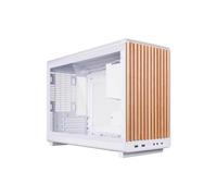 Lian Li A3-mATX Wood Edition Micro Form Factor - Caja para computadora/gabinete de juegos - Blanco | Compatible con M-ATX/ITX -G99.A3W-WDG.in