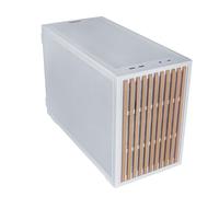 Lian Li B4-mATX 21.3L PC Case, 358mm GPU, 360 AIO, 2 Ventiladores Delgados | 2 ventiladores preinstalados de 120 mm, soporta AIO de 360 mm, fuente de alimentación ATX de 140 mm, configuración horizontal