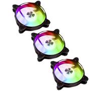 Lian-Li Bora Digital Pack 3 Ventiladores 120mm ARGB Negro