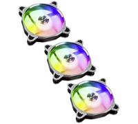 Lian-Li Bora Digital Pack 3 Ventiladores 120mm ARGB Plata