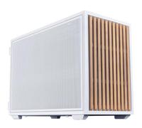 Lian Li Dan Cases B4 Wood Caja para PC Micro-ATX, Haya/Blanca | Haya blanca, chasis SFF 21,3 L, GPU 4 ranuras 358 mm, fuente ATX/SFX, AIO 360 mm con SFX, 2x 120 mm