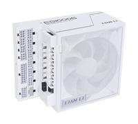 Lian Li EDGE Gold - Fuente de alimentación para PC de 1000 W, color blanco, fuente de alimentación ATX de 1000 W, PCIe 5.1, PSU ATX 3.1 | 80 PLUS Gold, modular, kit de cable con funda, 12 VHPWR para