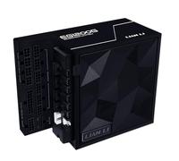 Lian Li Edge Serie - Fuente de alimentación Modular Completa de 1200 W (concentrador USB de Ventilador Incluido) - Oro - ATX 3.1 - Soporte PCIE 5.1 - Conector 12V-2x6 - Diseño en Forma de L para