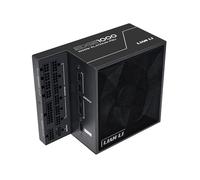 Lian Li Edge Series-Fuente de alimentación modular completa de 1000 W, 80 PLUS Platinum-ATX 3.0, 3.1-PCIE 5.1-Diseño en forma de L para carcasa de doble cámara, ventilador FDB de 120 mm, soporta hasta