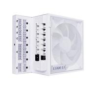 Lian Li Edge Series-Fuente de alimentación Modular Completa de 1200 W (concentrador de Ventilador Incluido) - Gold-ATX 3.0, 3.1-PCIE 5.1-Diseño en Forma de L para Carcasa de Doble cámara, Ventilador